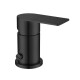 Griferia Bidet Con Transferencia En Negro Mate - Serie Salemi