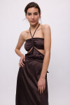 Vestido Met Marron