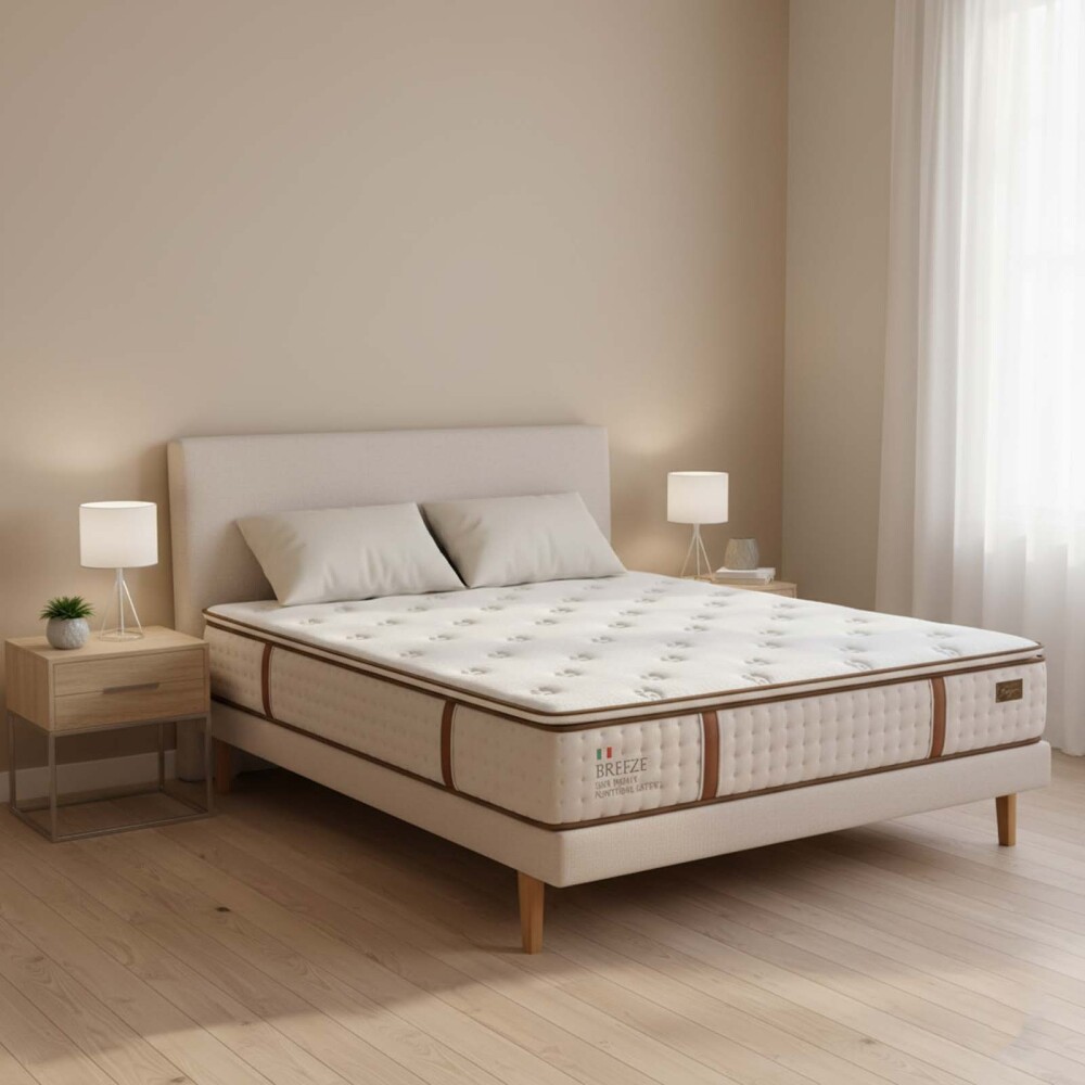 COLCHÓN SOMMIER 2 PLAZAS DE RESORTES BREEZE