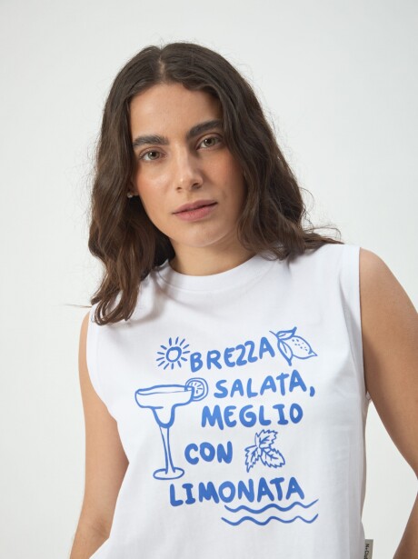 MUSCULOSA LIMONATA BLANCO