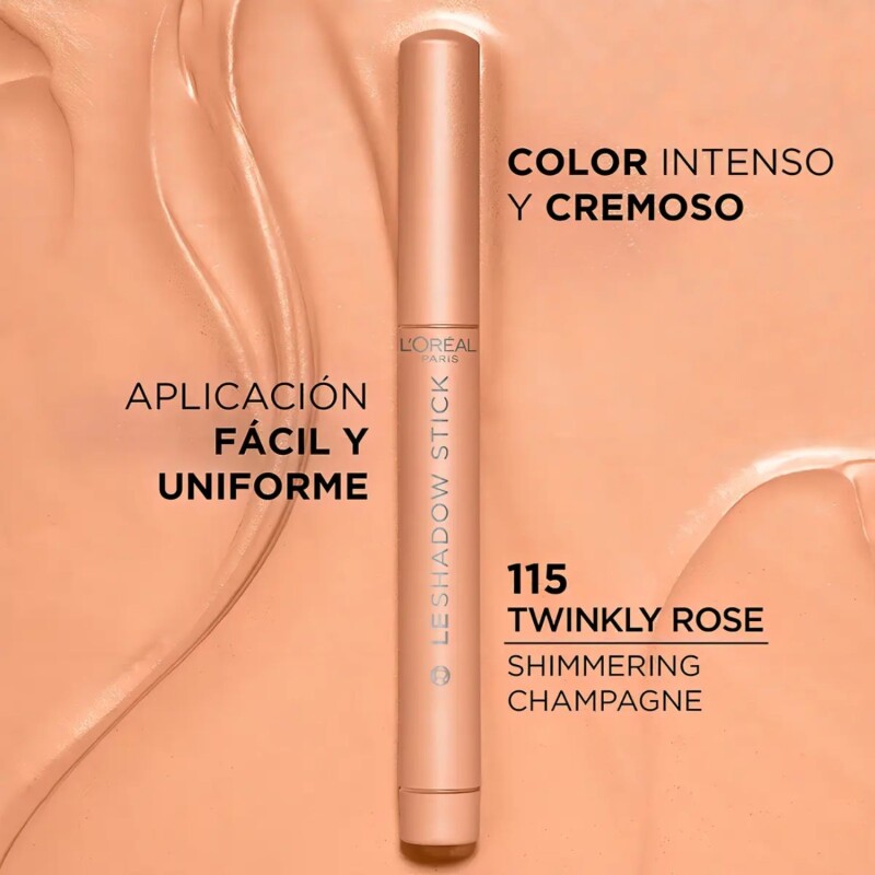 Sombra de ojos en barra L'oreal Paris Twinkly Rose 115