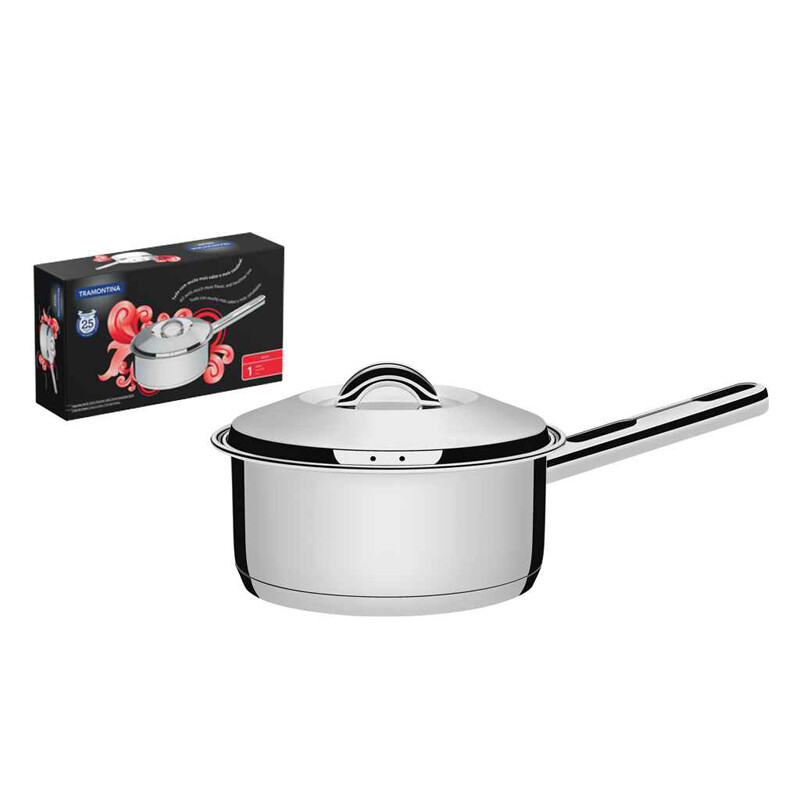 Cacerola de Acero Inoxidable 24 Cms, 4.7lts - 62501/240 - Tramontina Cacerola de Acero Inoxidable 24 Cms, 4.7lts - 62501/240 - Tramontina