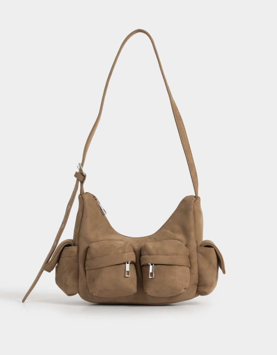 Bandolera Multipocket Camel 