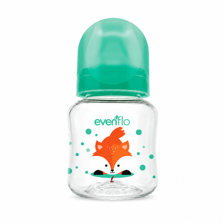 Mamadera Evenflo Forest Bebés 0-3M 120Ml Tetina Flujo Lento Turquesa