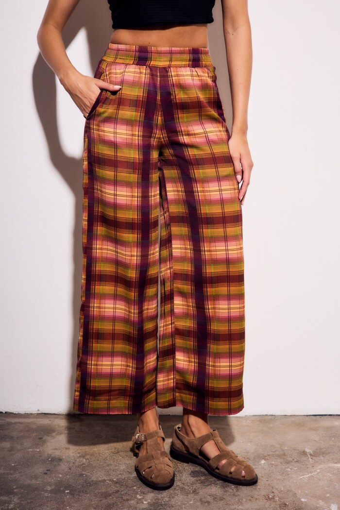 Pantalon Cuadros Multi