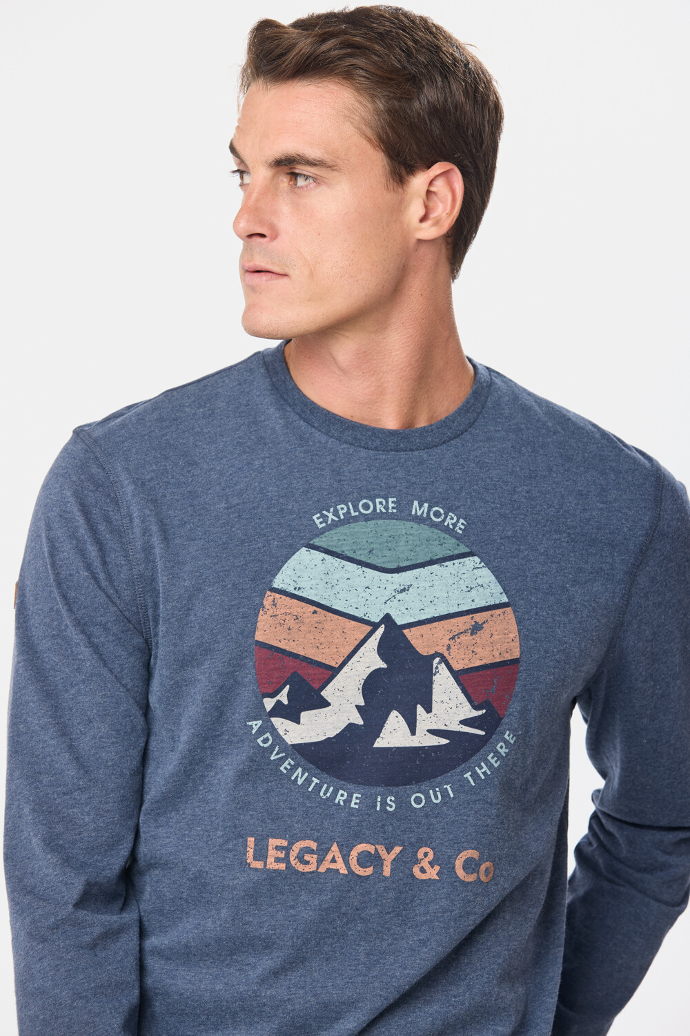 REMERA ESTAMPADA Azul