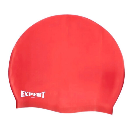 Gorra 100% Silicona Natación Piscina Niños Y Adultos Rojo