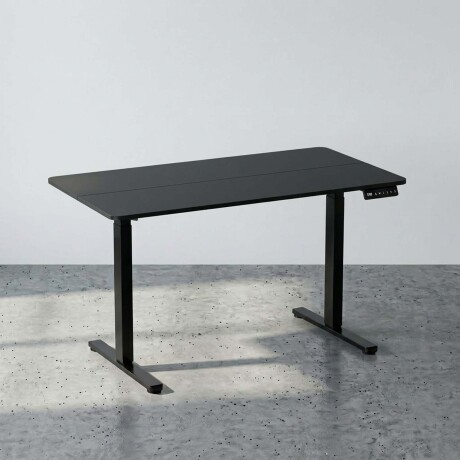 ESCRITORIO REGULABLE METAL-Y-MDF NEGRO UP