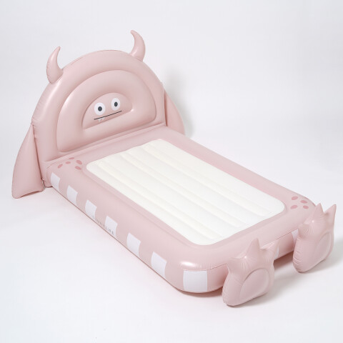 Colchón inflable para niños Monster Pink