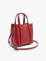 Bolso Tote Con Bandolera S rojo