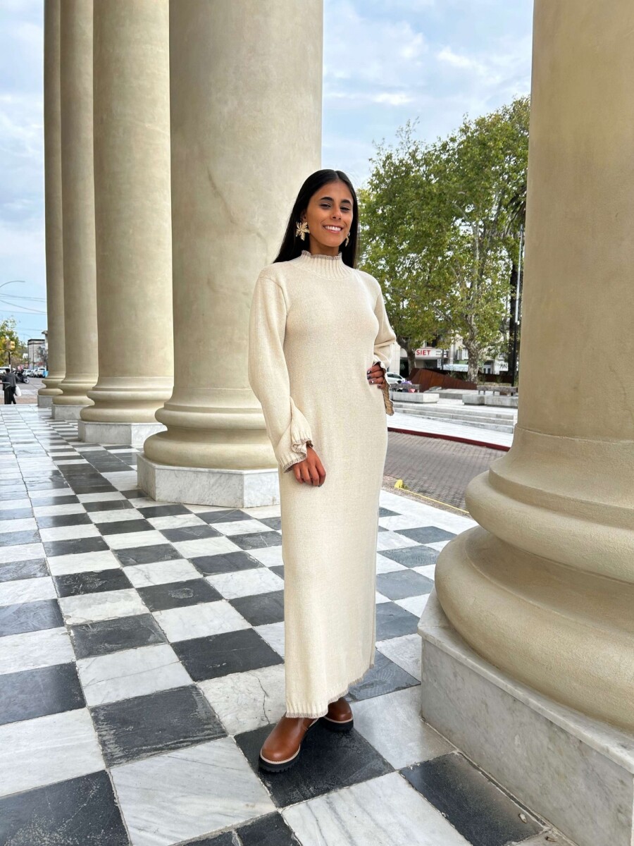 Vestido Taviju - Beige 