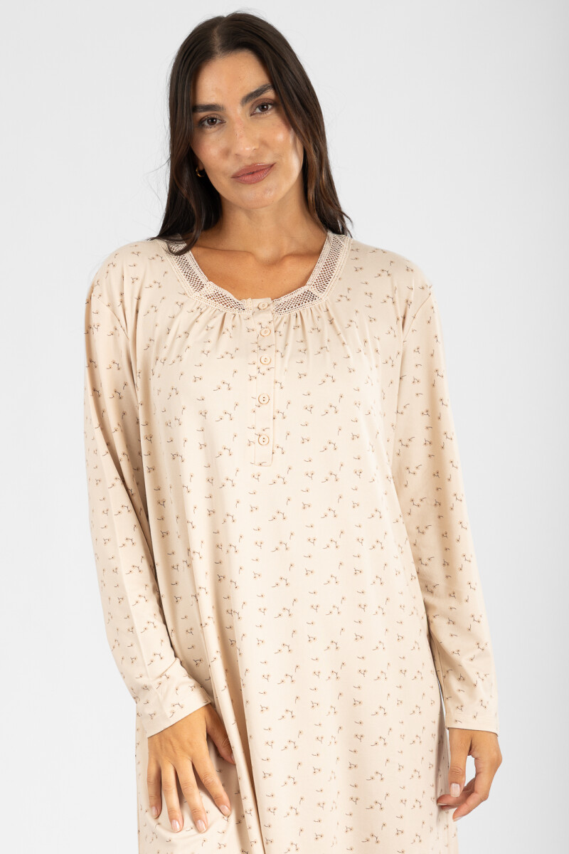 Camison kayla peach flores Flores