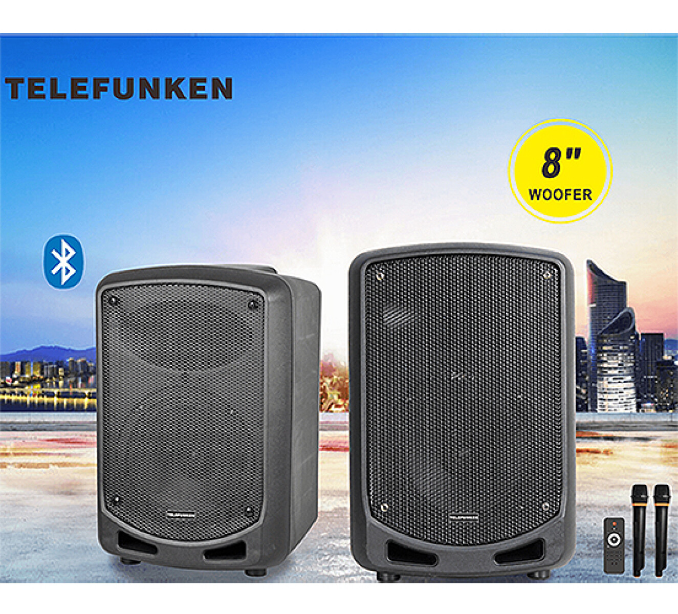 PARLANTE TELEFUNKEN TLF8 profesional 8 - Sin color 