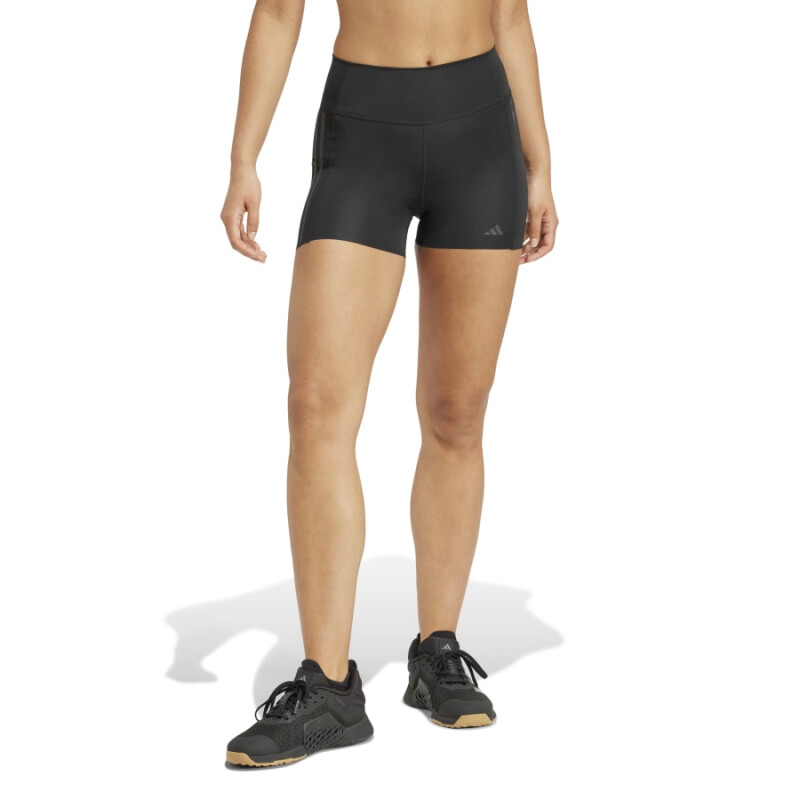 Calza Adidas Optime 4 Inch de Mujer - IK5479 Negro