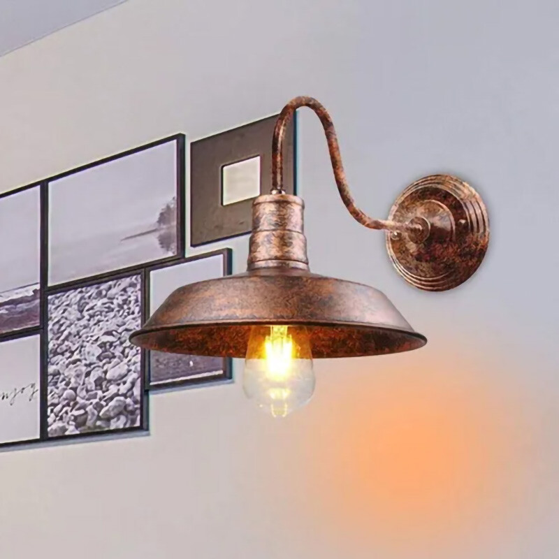 Lámpara de pared Vintage Óxido Grande Lámpara de Pared Vintage Óxido 36 cm