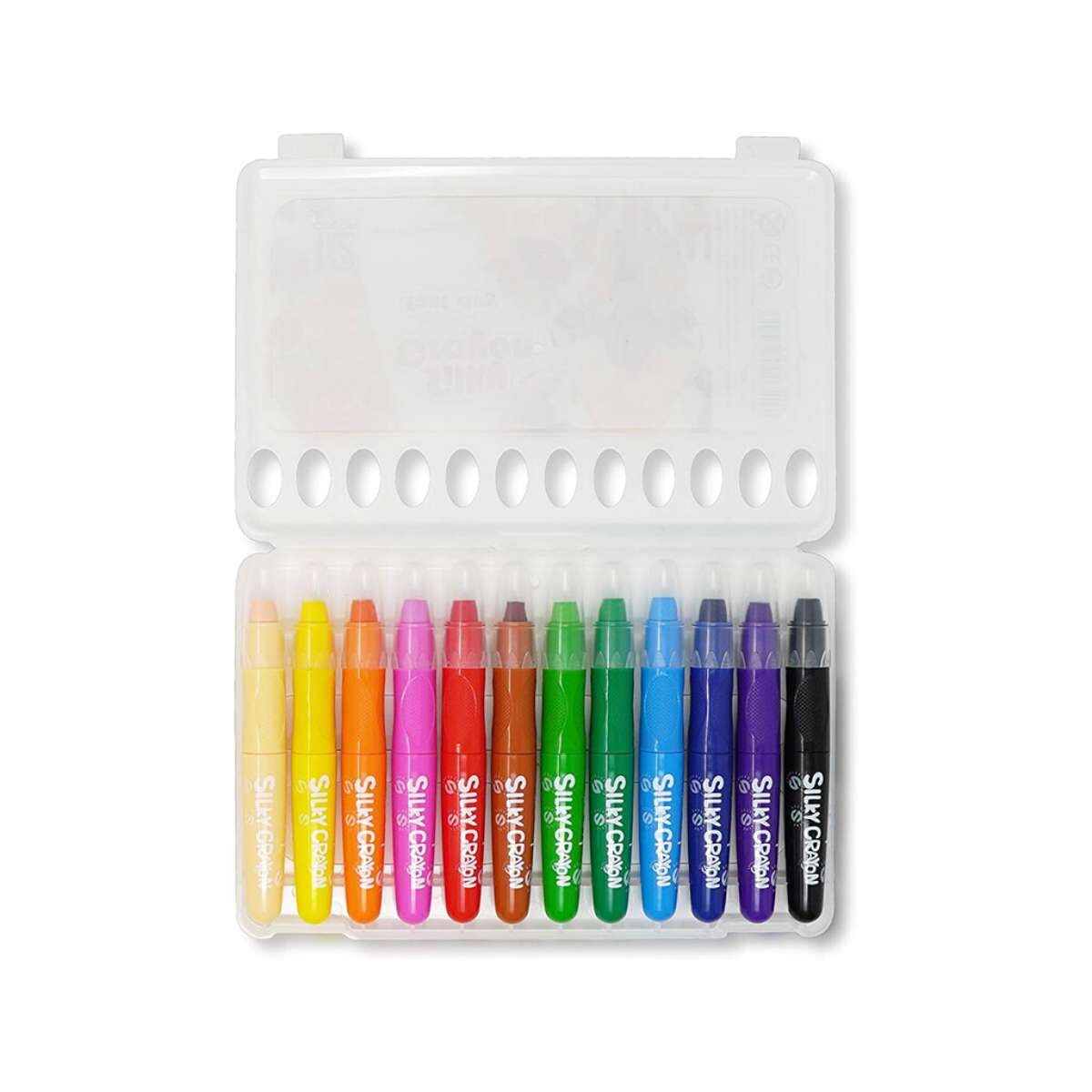 Set De 12 Crayolas Rígidas - 12 Cm De Largo. 