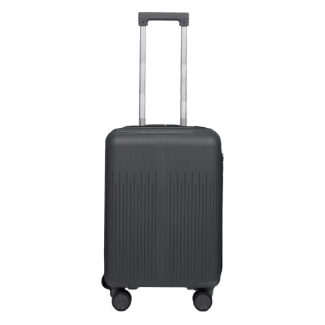 Set Valija Carry On Rígida + Almohadón Cervical Memoria Azul Gris Oscuro