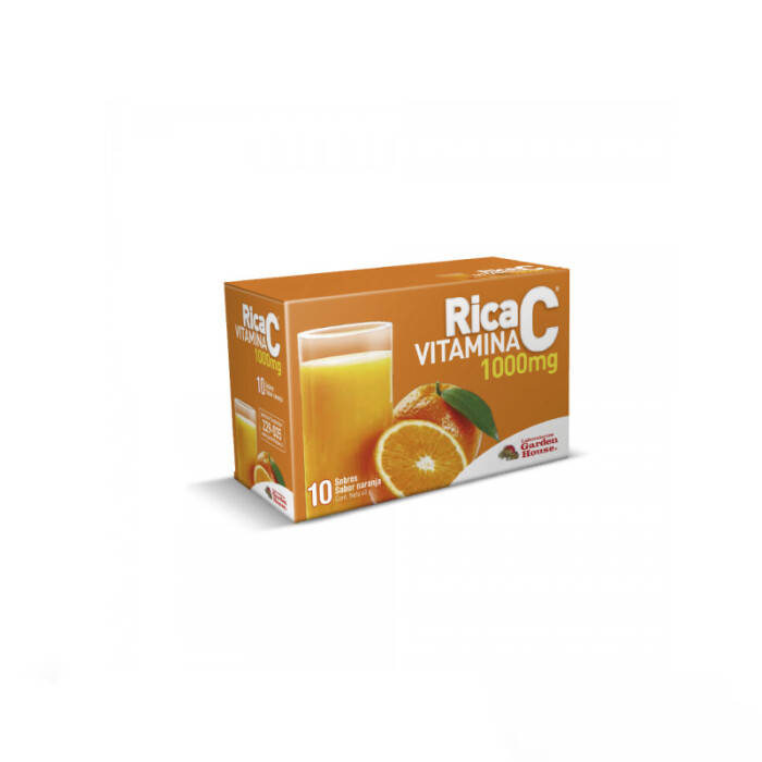 RICA C VITAMINA C 1000 MG. CJ X 10 SOBRE única