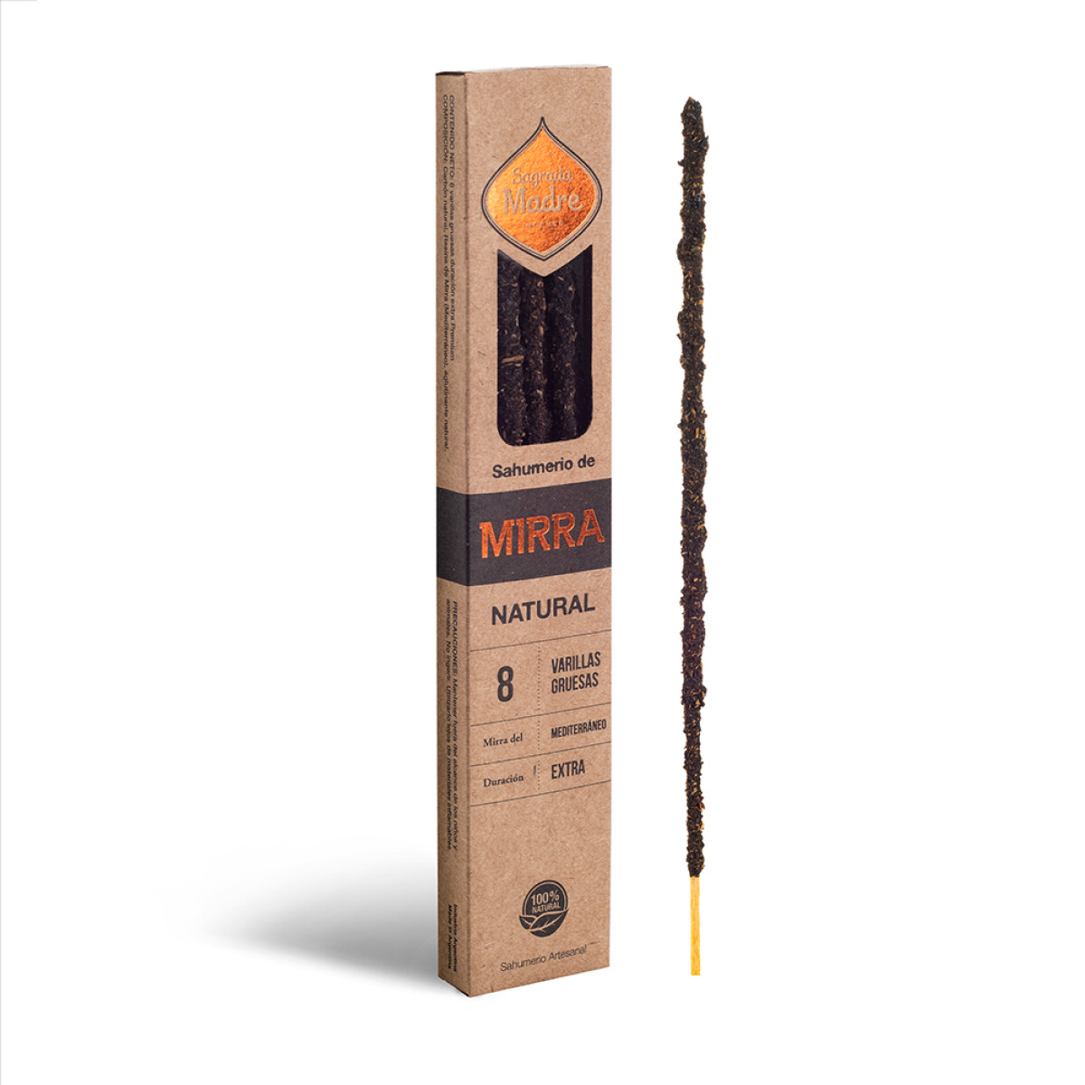 INCIENSO NATURAL SAGRADA MADRE X8 - Mirra 