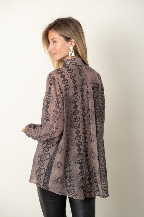 CAMISA VENTURINA Visón