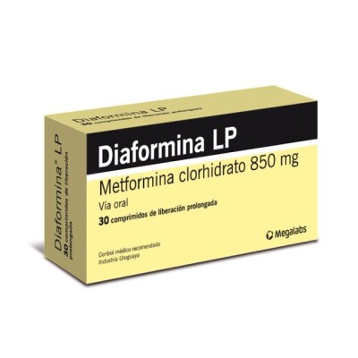 Diaformina Lp 850 Mg. 30 Comp. Diaformina Lp 850 Mg. 30 Comp.