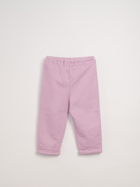 Pantalón deportivo estampado Rosa