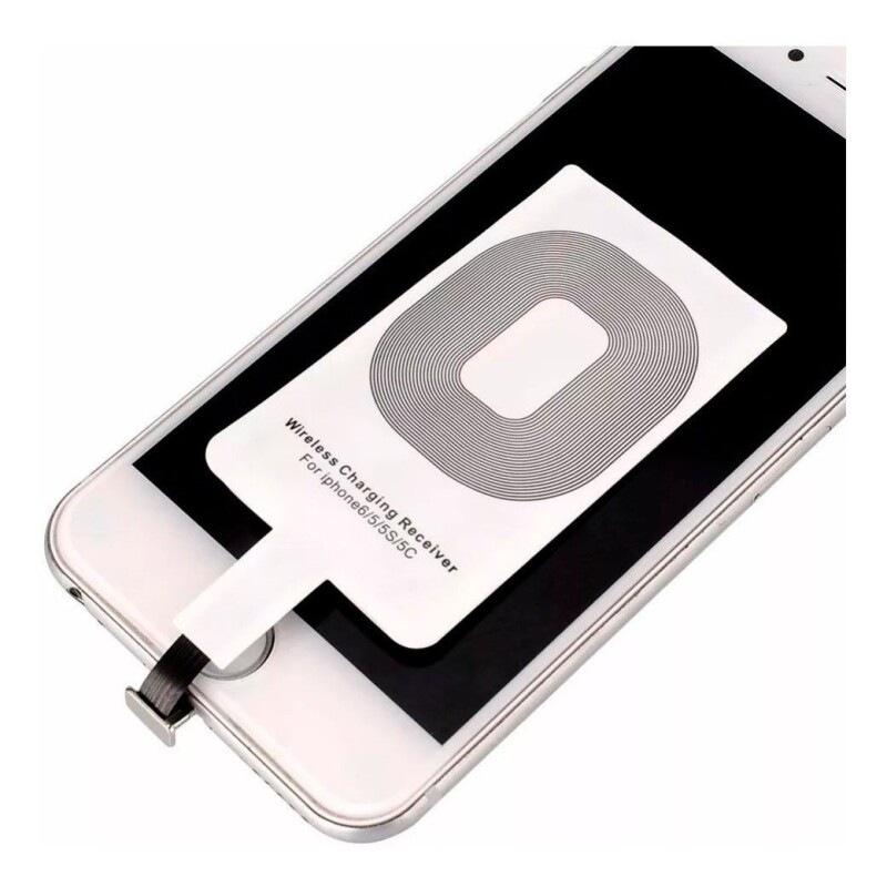 Adaptador Qi Lightnin para Cargador Inalámbrico Compatible con Iphone Adaptador Qi Lightnin para Cargador Inalámbrico Compatible con Iphone