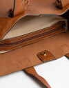 Shopper Shopper Con Flecos - Marron Suela