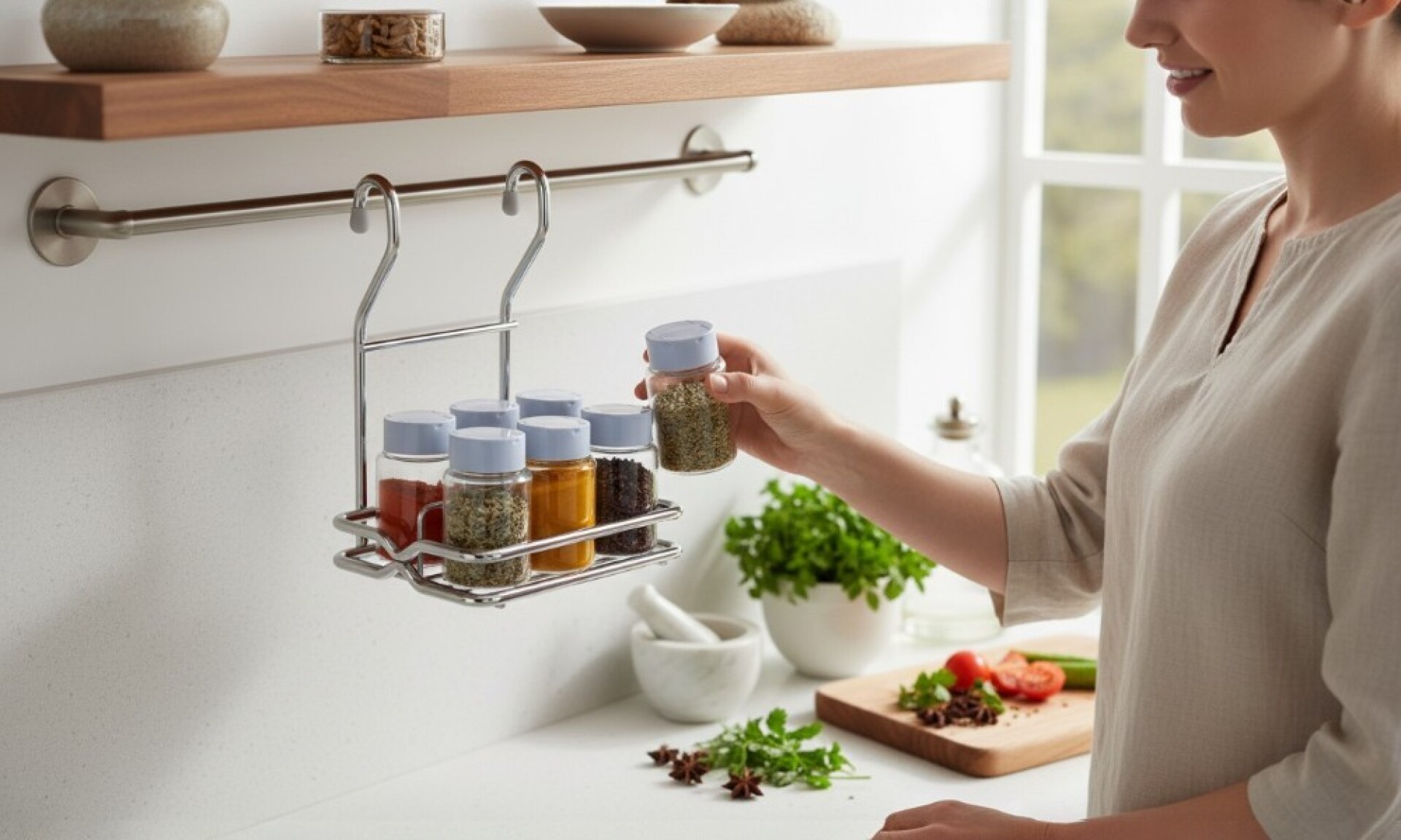 Soporte Para Especias 2317 C/ 6 Potes 