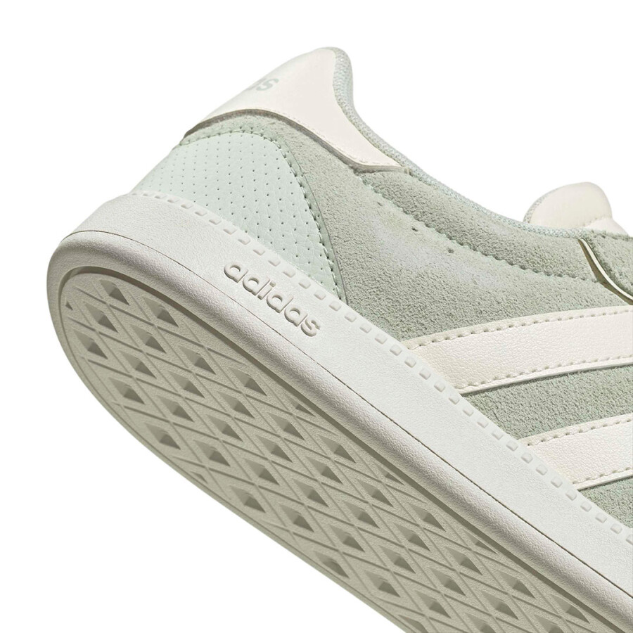 Championes de Mujer Adidas Breaknet Sleek Verde - Blanco