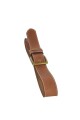 Cinto dama c/forro de 35mm doble pasador Marron