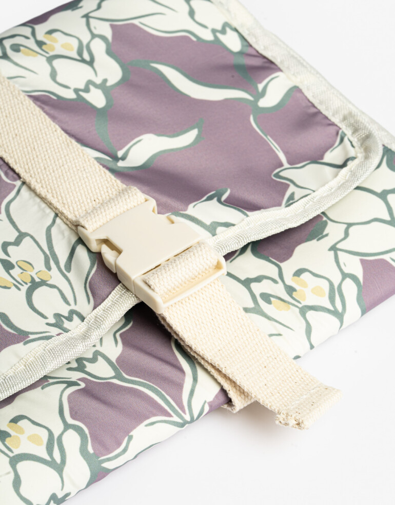 Porta Cosméticos Desplegable Estampado Flores