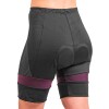 Poker Calza Mujer Ciclista Acolchoada Negro