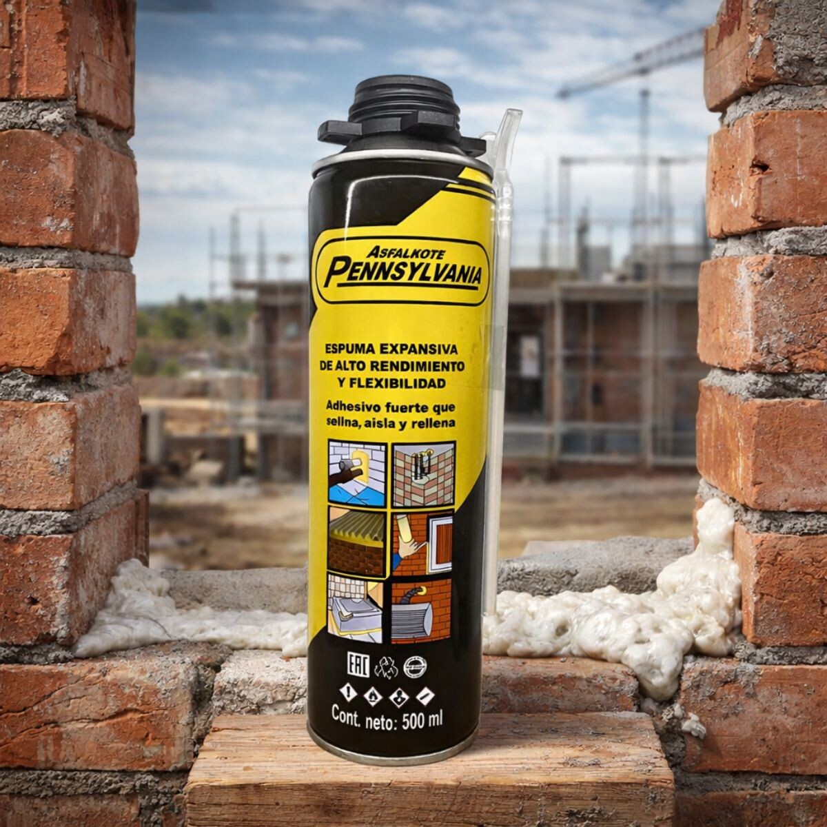 Espuma De Poliuretano 500ml Pensylvania 