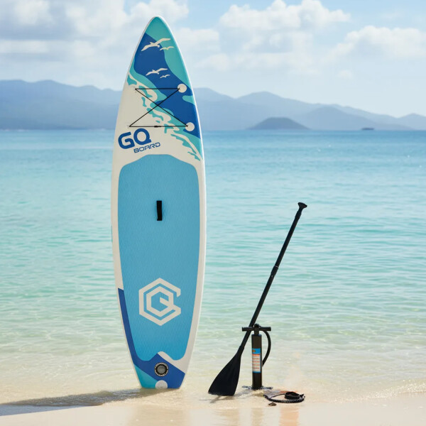 Tabla Stand Up Paddle Board Inflable 3.35 + Accesorios AZUL