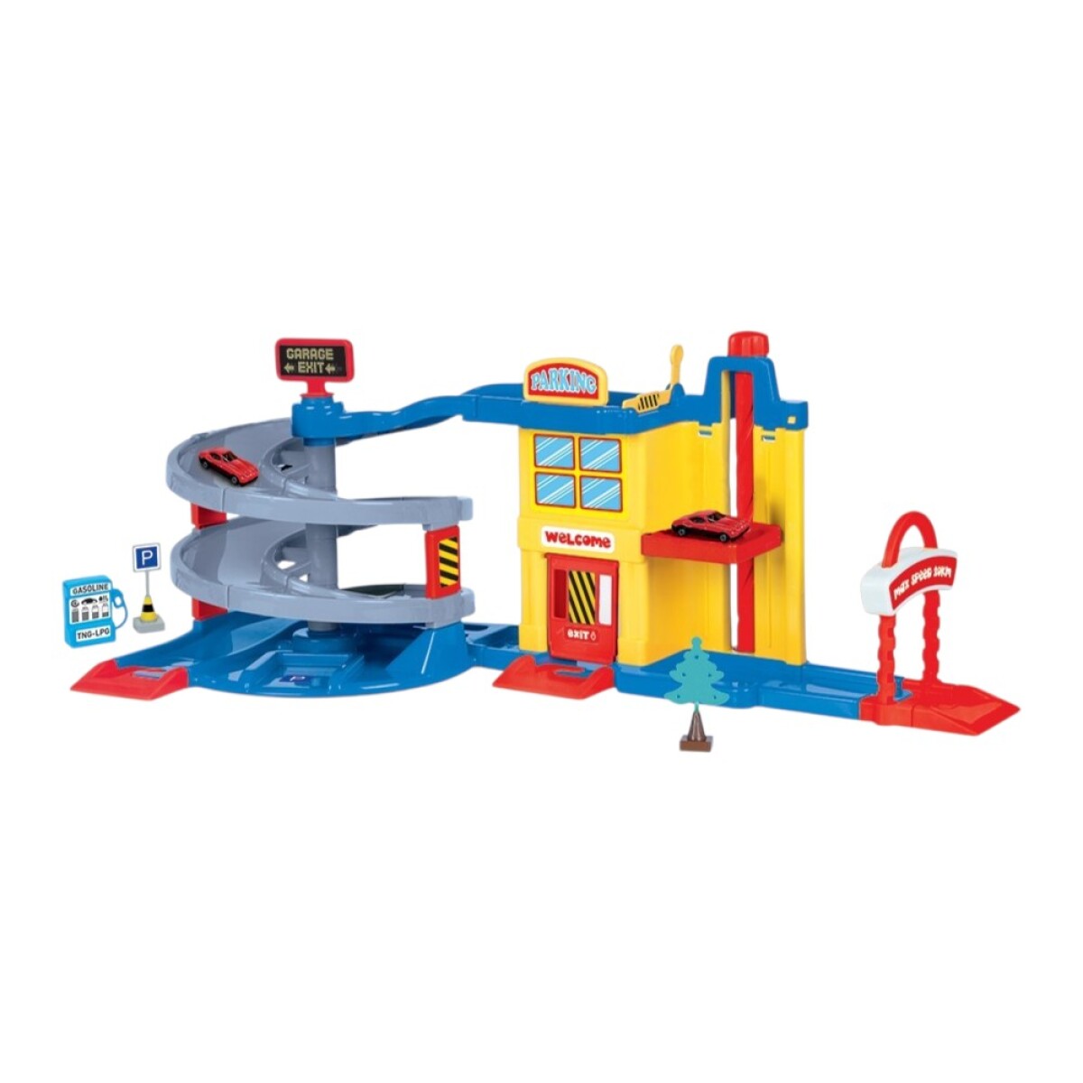 Juguete Pista Garage Parking Dolu 5226 con Accesorios 
