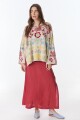 Sweater Fancy Jacquard Estampa Flores