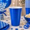 Vaso 350ml Diferentes colores x50un Azul