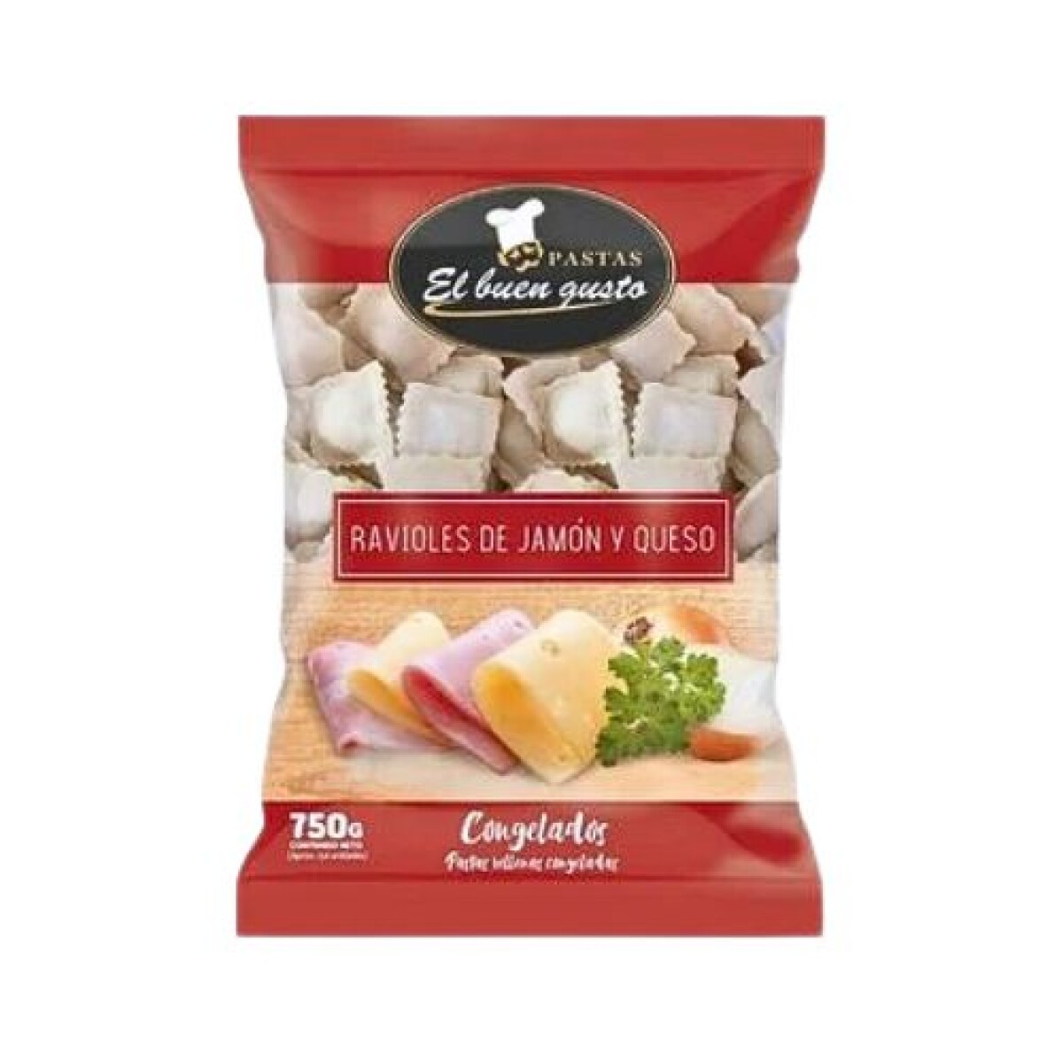 Ravioles de Jamón y Queso El Buen Gusto - 750 gr 