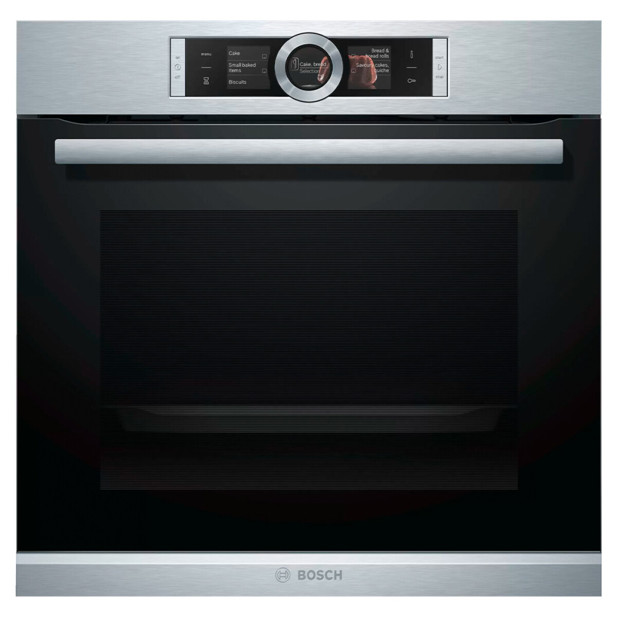 Horno de Empotrar Bosch 71 Lts. HRG572ES3 Inox. Pirolítico 