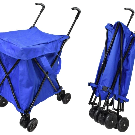 CARRO LONA PLEGABLE 8 RUEDAS 40X45X55CM 90CM ALTO 23436 CARRO LONA PLEGABLE 8 RUEDAS 40X45X55CM 90CM ALTO 23436