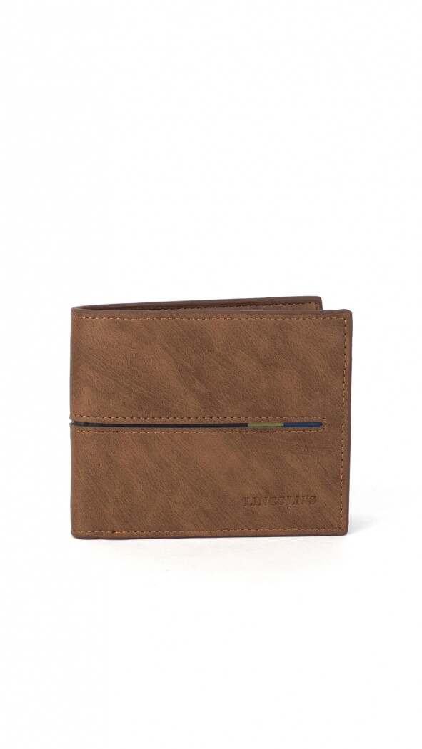 BILLETERA HOMBRE VAN GOGH MARRON CLARO C/ GUARDA NEGRO