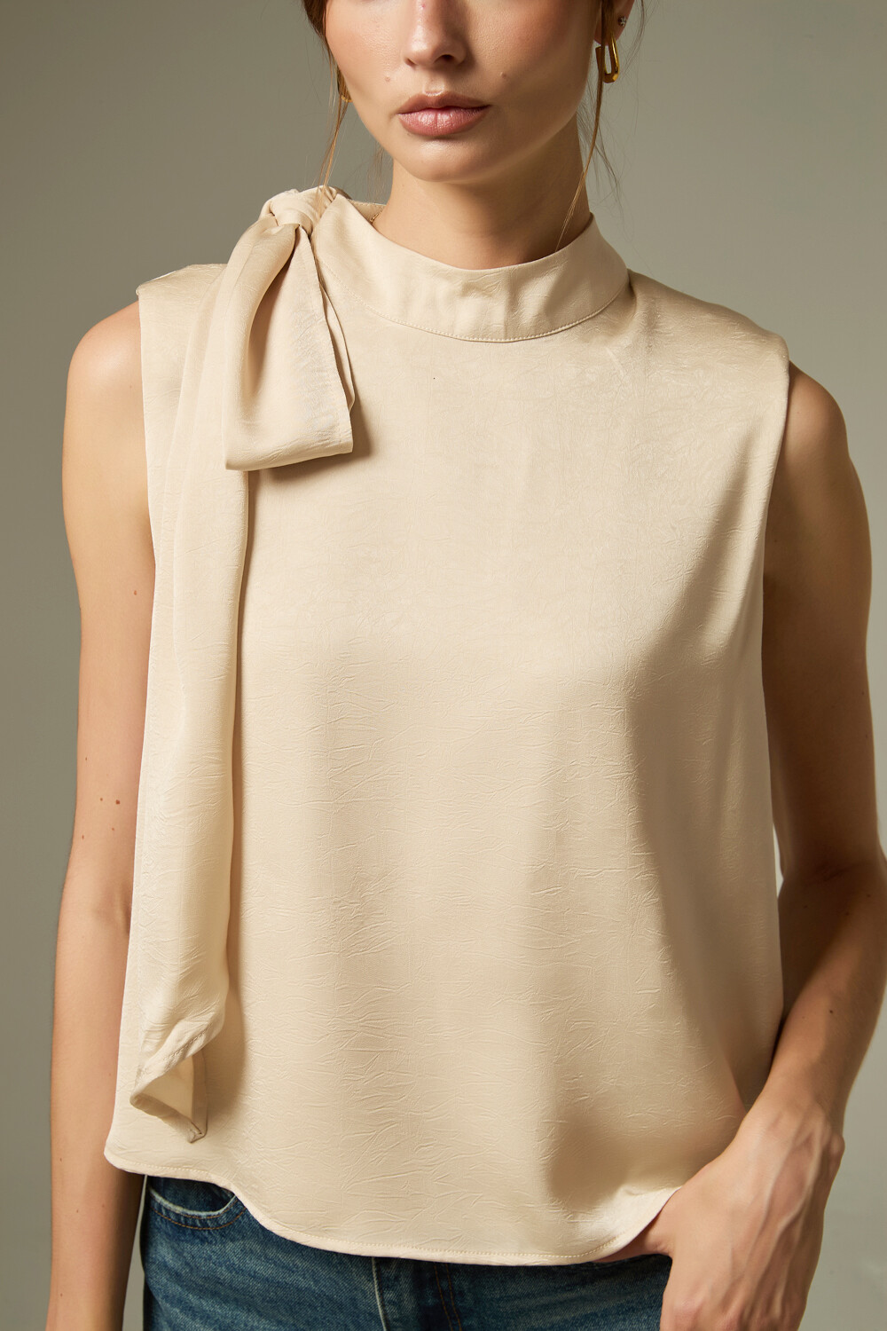 Blusa Panyel Beige Claro