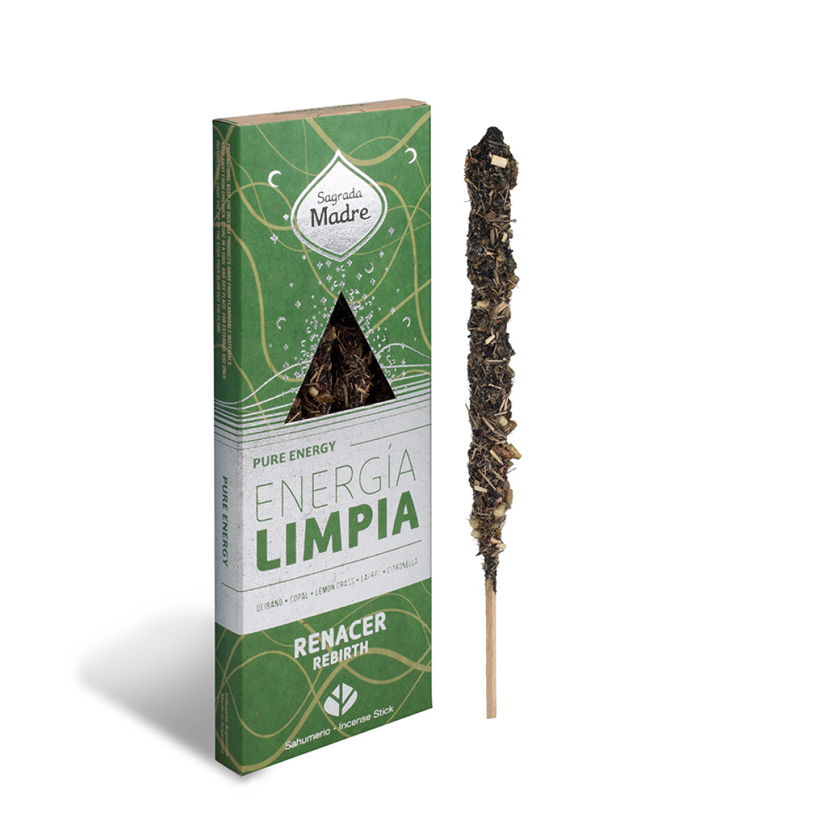 INCIENSO LÍNEA ENERGÍA LIMPIA SAGRADA MADRE X4 - Renacer 