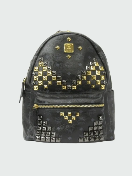 Mochila de lona revestida estampada con tachuelas, Stark 0