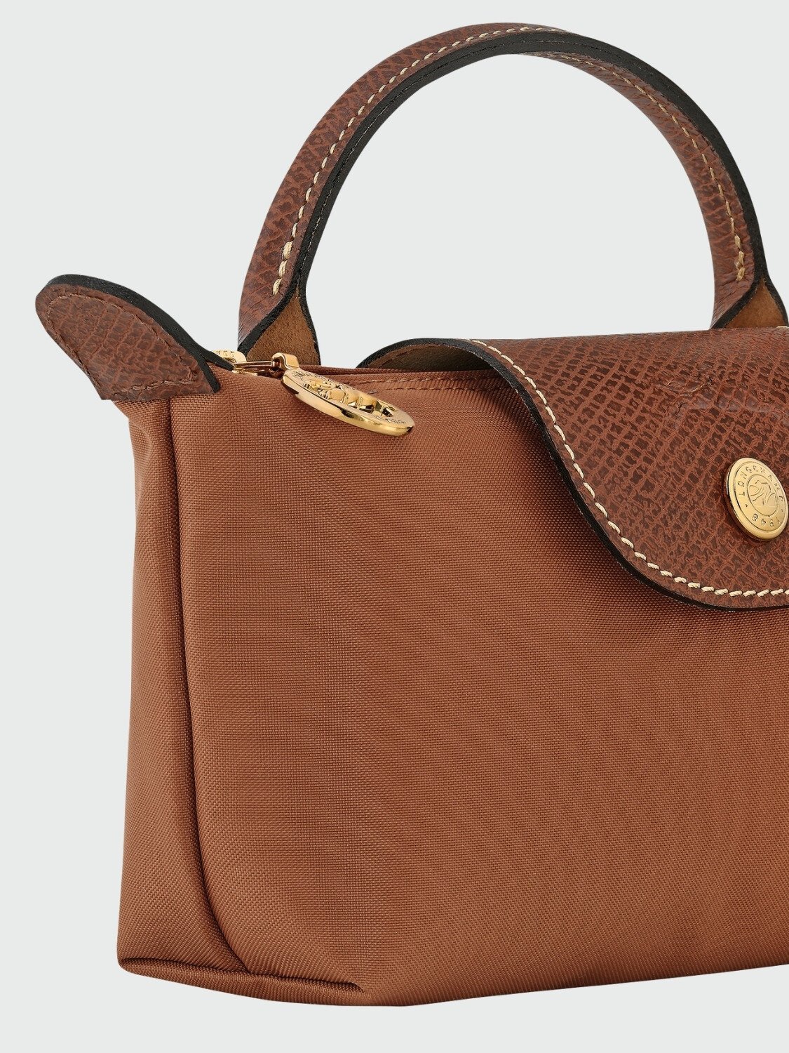 LONGCHAMP - Clutch Le Pliage Original S Marrón