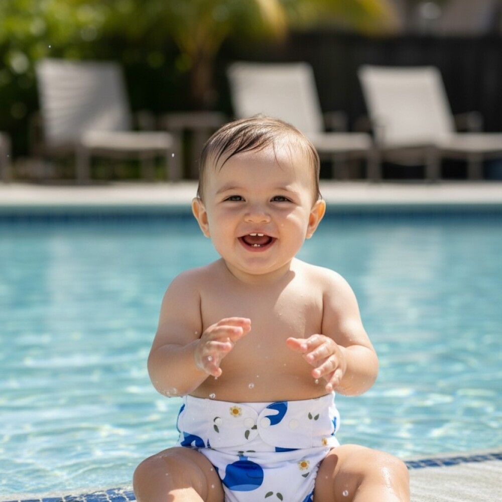 Set X4 Pañales Para Agua Absorbentes Reutilizables niño