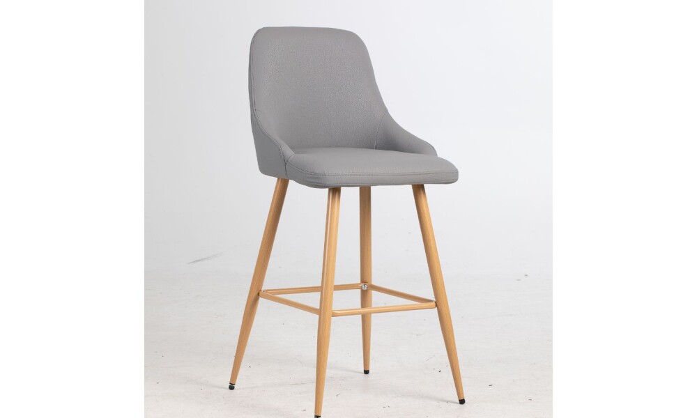 Banqueta BRUNA en PU Gris
