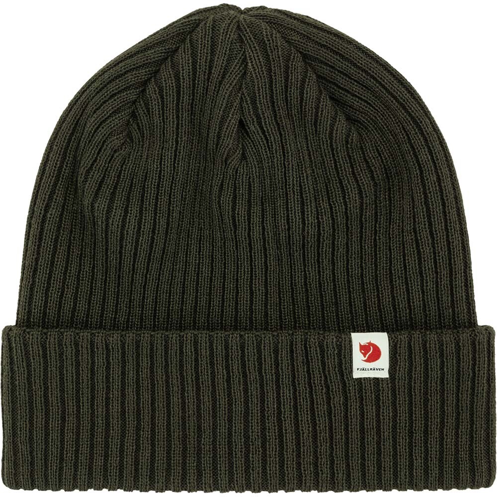 Beanie Fjallraven Fjallraven Rib Hat Unisex Deep Forest