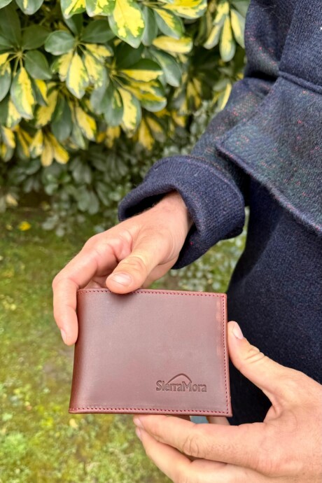 Billetera Men Chocolate / Rojo
